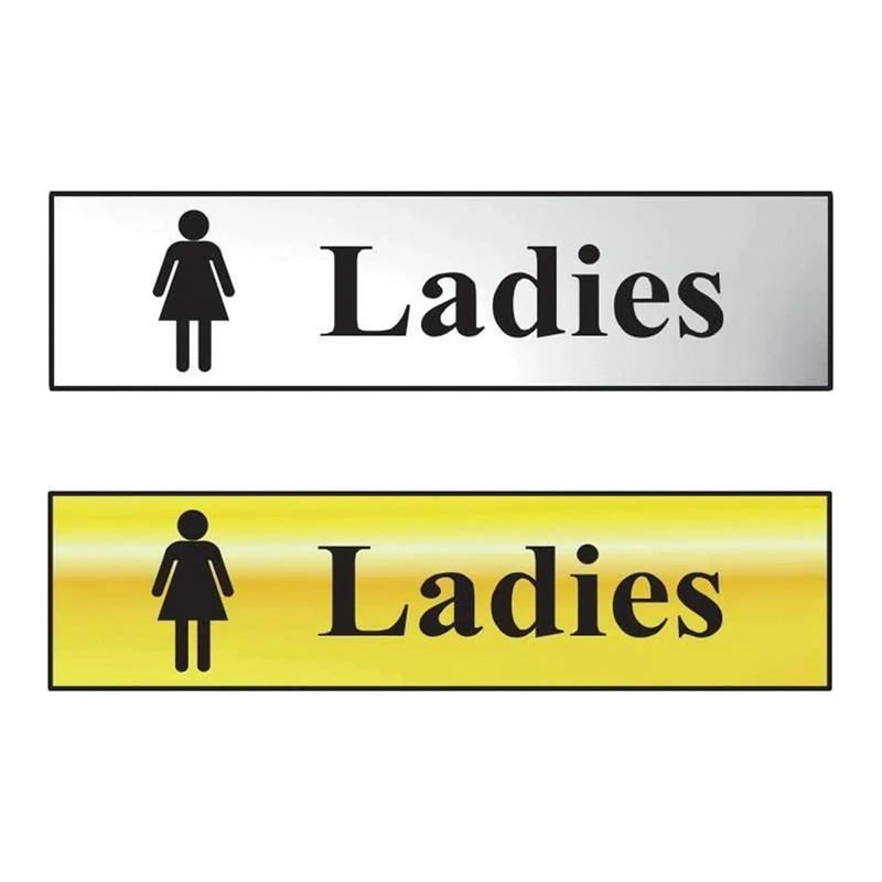 Scan Ladies - Polished Chrome Effect 200 x 50mm