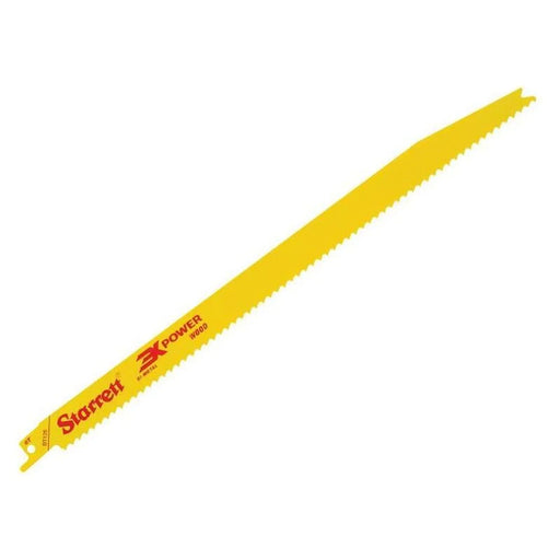 Starrett BT126-5 Bi-Metal Reciprocating Blade, Wood Tapered 300mm 6 TPI (Pack 5)