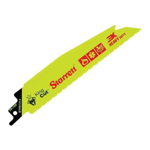 Starrett BTR61014-5 Bi-Metal King Cut™ Demolition Blade 152mm 10-14 TPI (Pack 5)