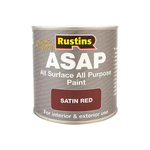 Rustins ASAP Paint Red 500ml