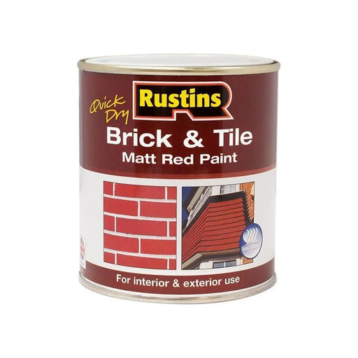 Rustins Quick Dry Brick & Tile Paint Matt Red 2.5 litre