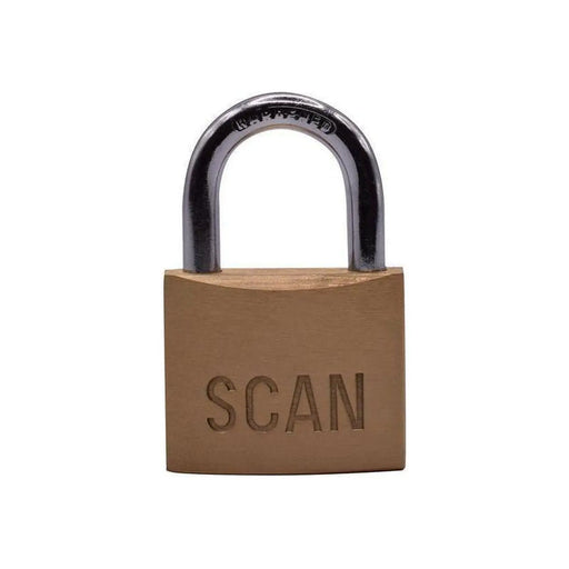 Scan Brass Padlock 40mm Keyed Alike Pack of 2