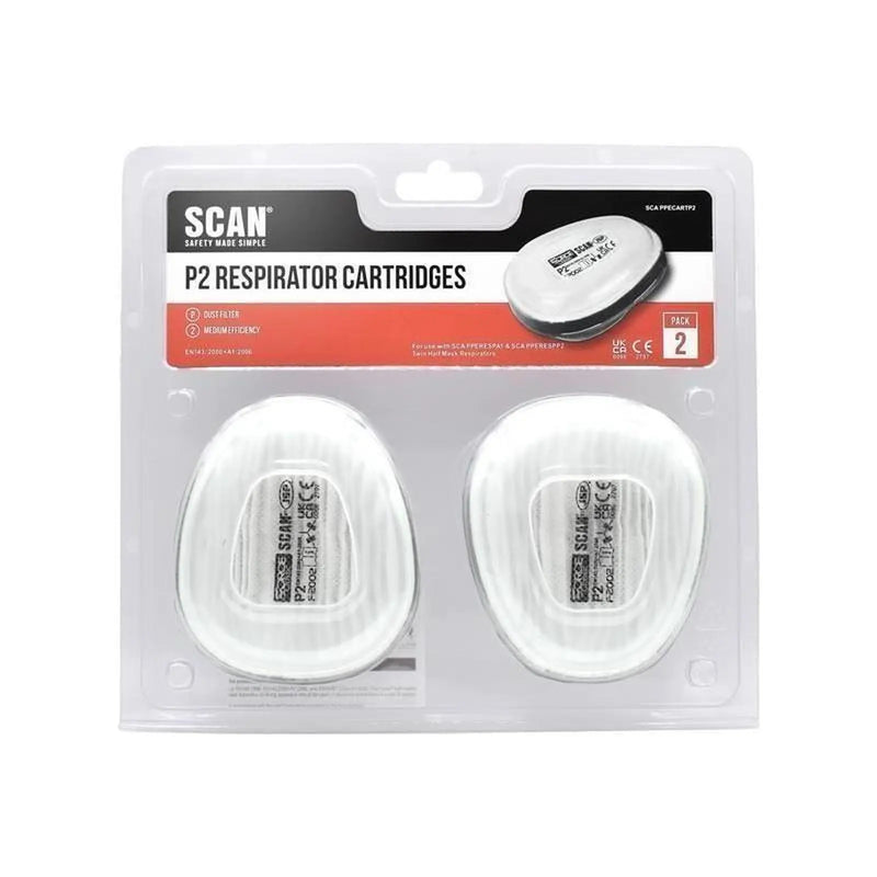 Scan Twin Filter Replacement Cartridge P2 (Pack of 2)
