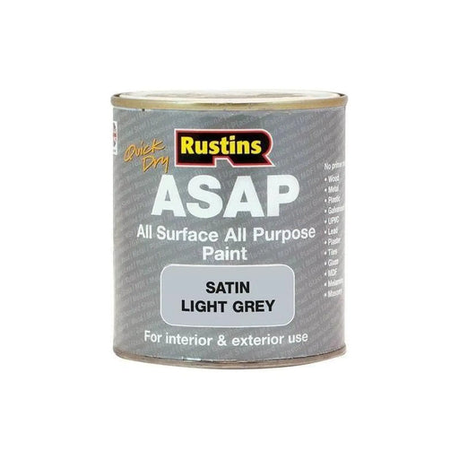 Rustins ASAP Paint Light Grey 500ml