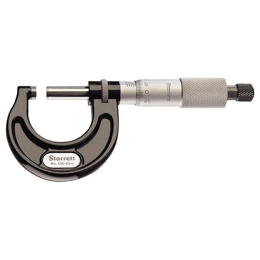 Starrett 436.1XRL-2 Outside Micrometer 1-2in Graduation .001in