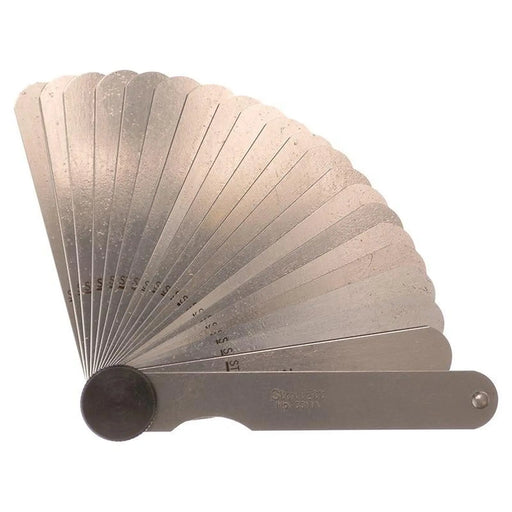 Starrett 66MA Feeler Gauge 20 Piece Set 0.05-1mm