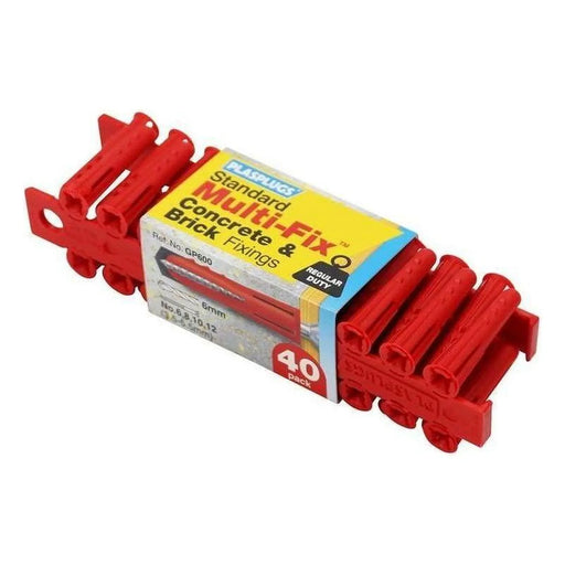 Plasplugs GP600 General-Purpose Fixings (50 Packs x 40 Plugs)