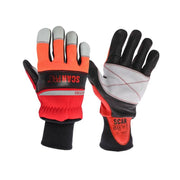 Scan Class 1 Dual Hand Chainsaw Leather Gloves - L (Size 9)