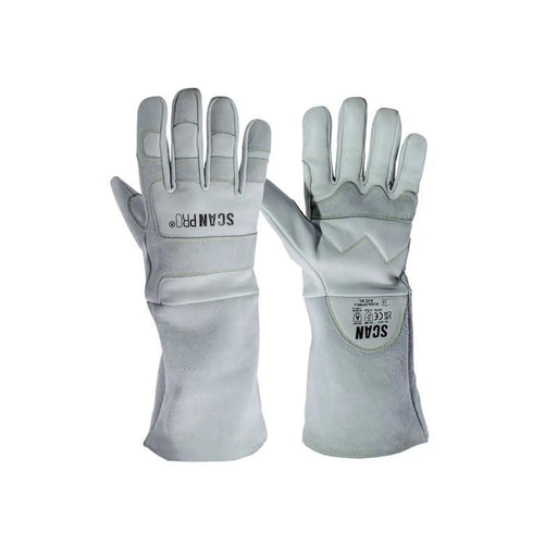 Scan Premium Leather Welding Gloves - L (Size 9)