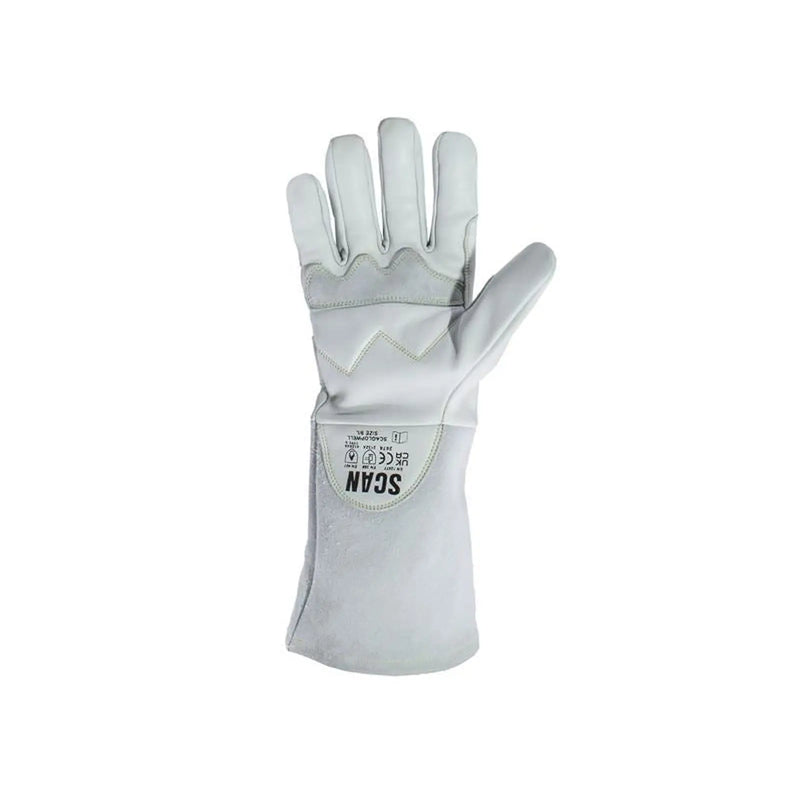 Scan Premium Leather Welding Gloves - XL (Size 10)