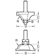 Trend C077AX1/4TC - Shoulder profile cutter