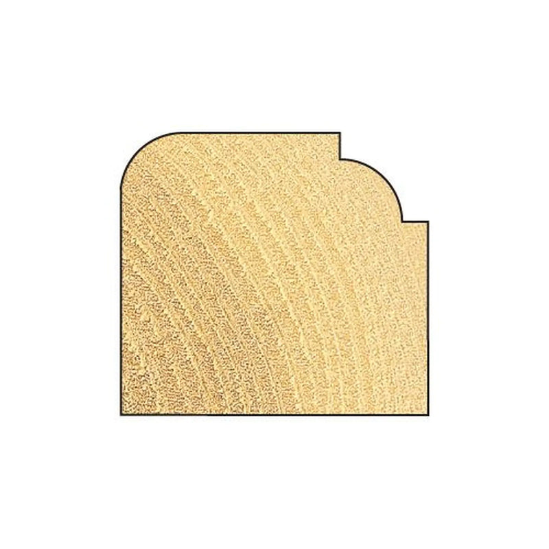 Trend C126X1/4TC - Rounding over 4.8mm radius x 12.7mm cut