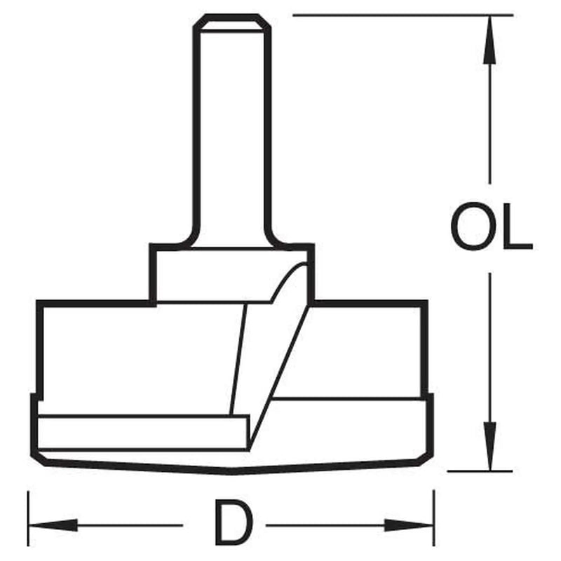 Trend T421/35X1/4TC - Hinge sinking 35mm diameter