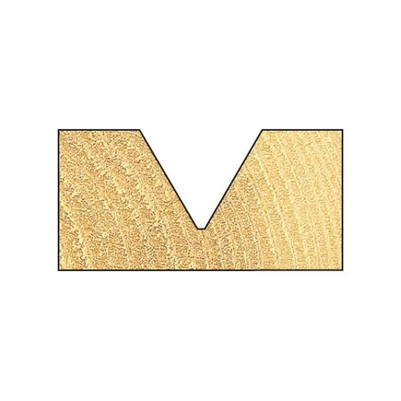 Trend C043X1/4TC - Chamfer V groove cutter angle=60 degrees