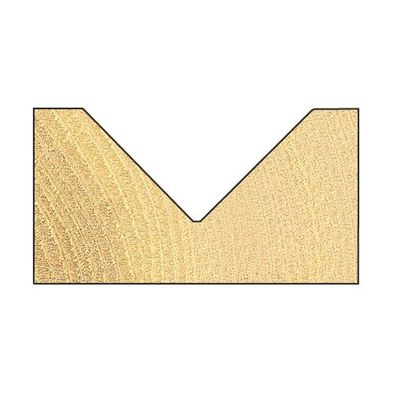 Trend C045X1/4TC - Chamfer V groove cutter angle=45 degrees