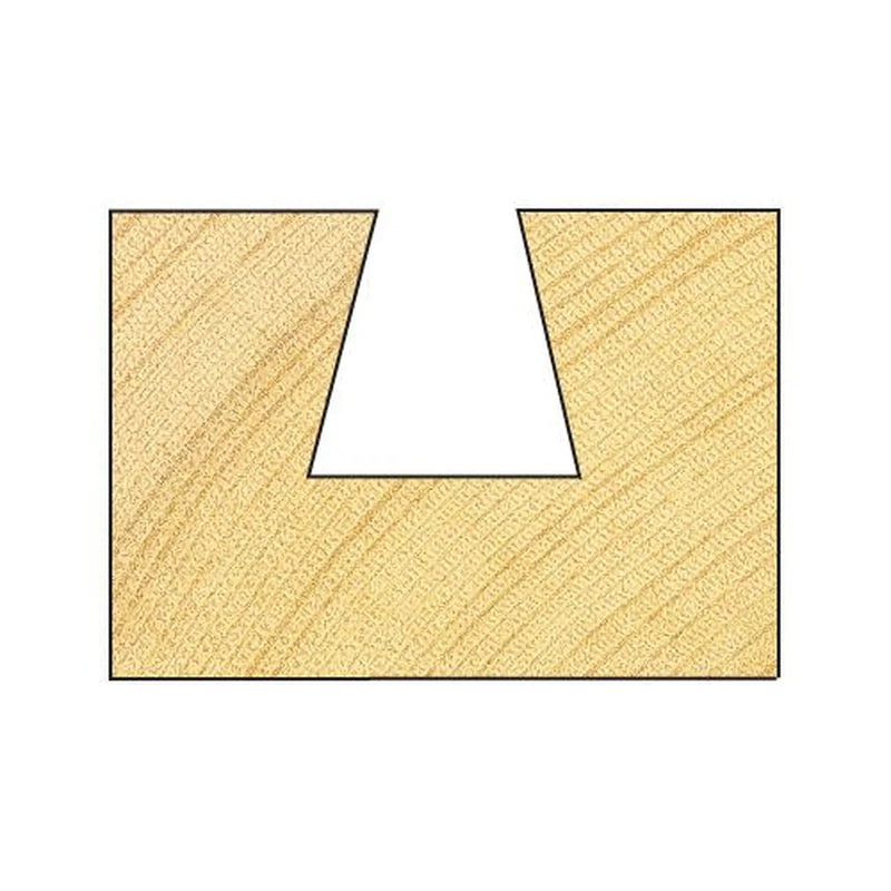Trend C162X1/4TC - Dovetail 12.7mm diameter x 104 degrees guided