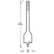 SNAP/FB/10 - Trend Snappy flat bit 10mm