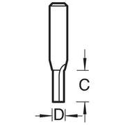 Trend C005AX8MMTC - Two Flute Cutter 6mm diameter