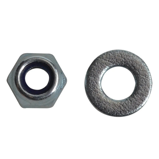 ForgeFix Nyloc Nuts & Washers Zinc Plated M4 ForgePack 50