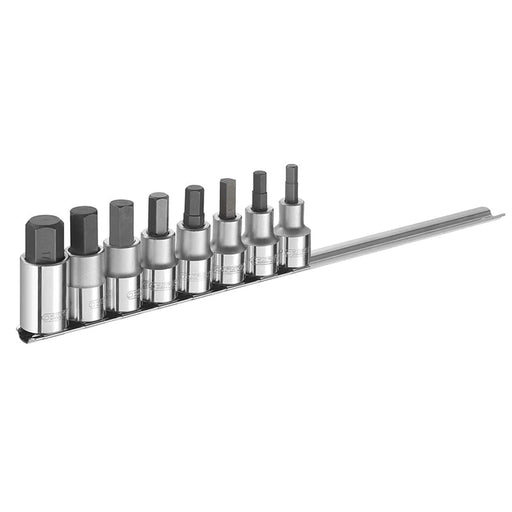 Expert 1/2in Drive Hex Bit Socket Set, 8 Piece