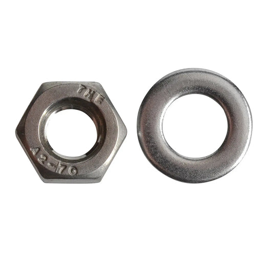 ForgeFix Hexagonal Nuts & Washers A2 Stainless Steel M6 ForgePack 20