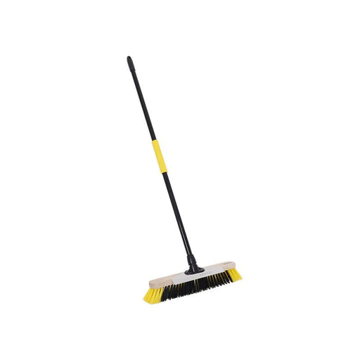 Bulldozer Dual Fill Soft PET Broom with Metal Scraper 457mm (18in)