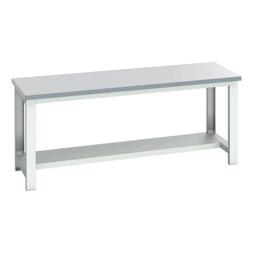 Bott Cubio Bench with Half Shelf, Laminate Clad Top 2000 x 750mm
