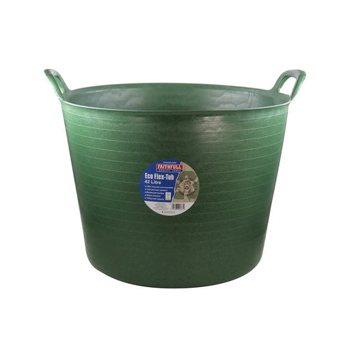 Faithfull Eco Flex Tub 42 litre - Recycled Green