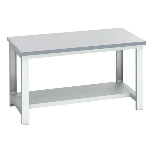 Bott Cubio Bench with Half Shelf, ESD Laminate Top 1500 x 900mm