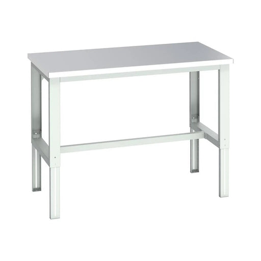 Bott Cubio Adjustable Bench, Stainless Steel Clad Top 1500 x 900mm