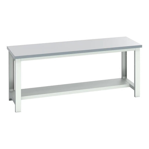 Bott Cubio Bench with Half Shelf, ESD Laminate Clad Top 2000 x 750mm