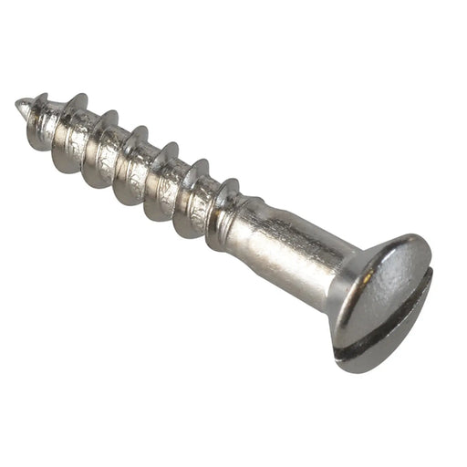 ForgeFix Multi-Purpose Screw SL Raised Head Chrome Plated 3.5 x 20mm ForgePack 45