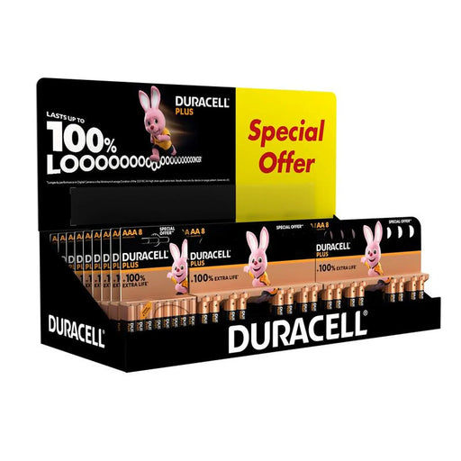 Duracell Battery Small CDU Display (10 x AAA & 24 x AA Packs)