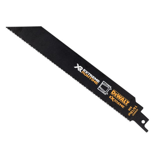 DEWALT Power Tools XR Metal Reciprocating Blade 203mm 14/18 TPI (Pack 5)