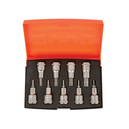 Bahco S9TORX 1/2in Drive Socket Set, 9 Piece