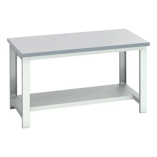 Bott Cubio Bench with Half Shelf, Laminate Top 1500 x 900mm