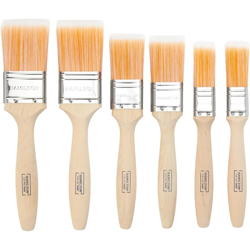 Hamilton 6 Pack Fine Tip Brushes