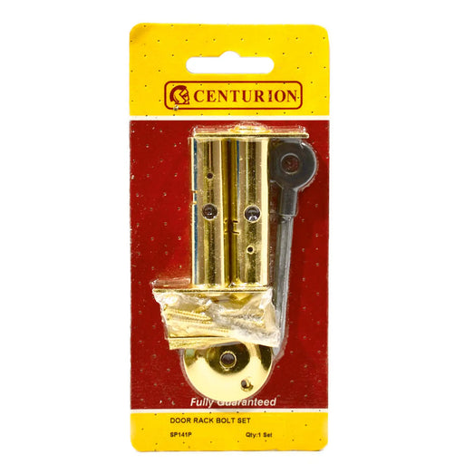 Centurion Security Rack Bolt Set, Brass, 60mm