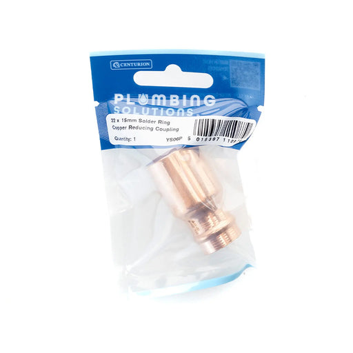 Centurion PS 22x15mm Solder Ring Copper Fitting Reducer
