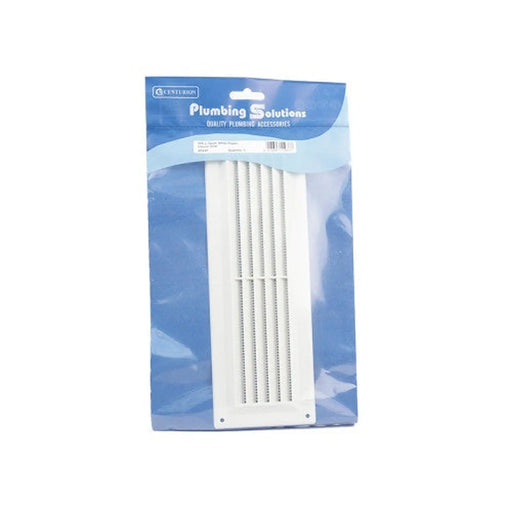 Centurion PS 9" X 3" White Plastic Louvre Vent