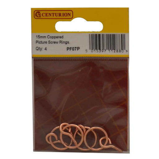 Centurion 15Mm Coppered Picture Screw Rings