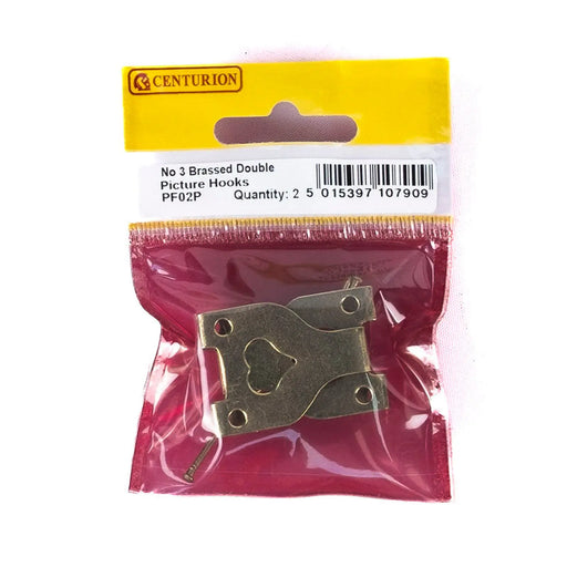 Centurion No 3 EB Double Picture Hooks (Pack of 2)