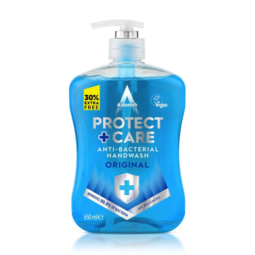 Astonish Protect + Care Antibacterial Handwash 650ml Original