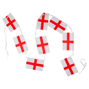Pms England Rayon Bunting 12ft with 8 Flags