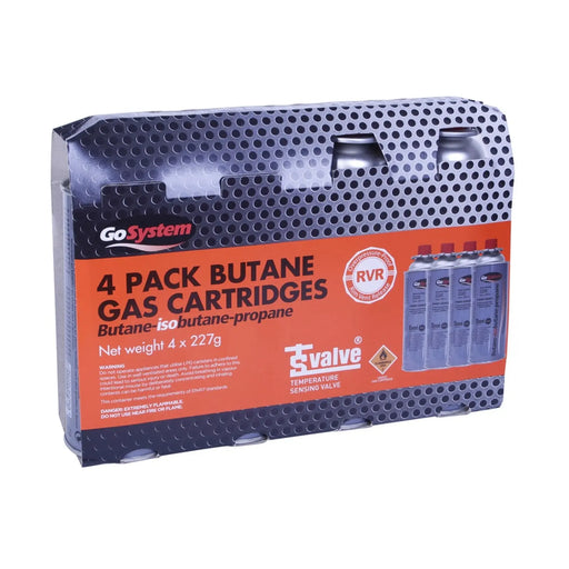 GoSystem 4 Pack Gas Cartridges 227g
