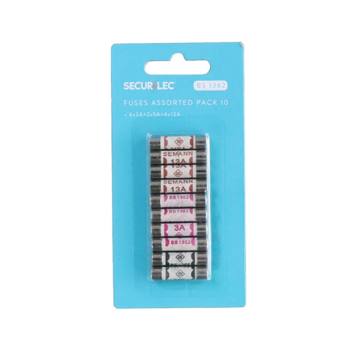 Securlec Plug Fuses 3,5 &13A Pack 10