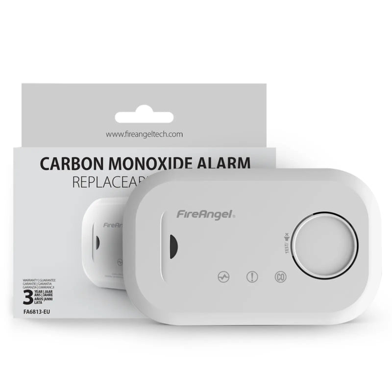 Fire Angel Carbon Monoxide Alarm Replaceable Battery