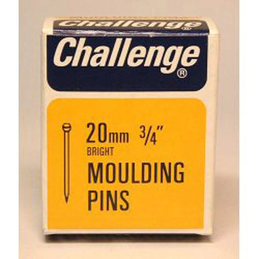 Challenge Moulding Pins (Veneer Pins) - Bright Steel (Box Pack) 20mm
