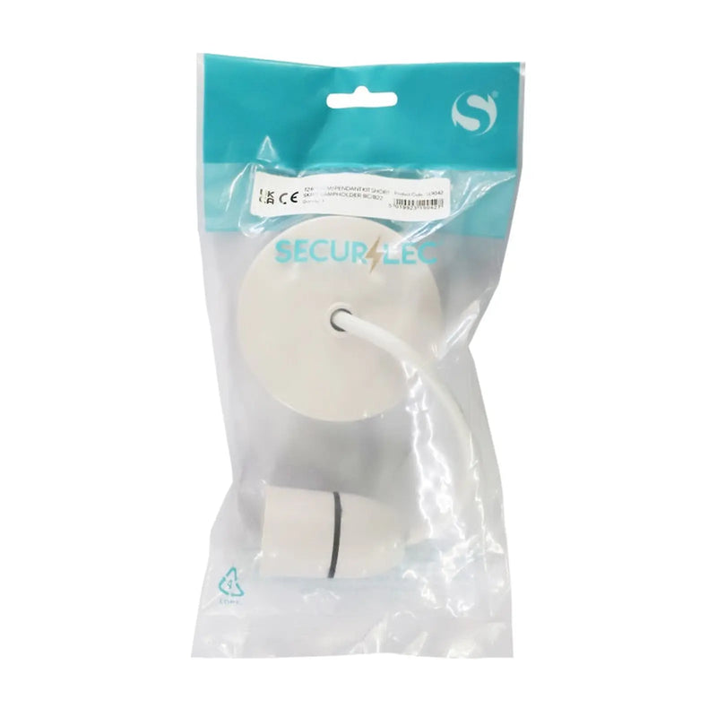 Securlec Pendant Kit Short Skirt Lampholder 6" (15cm)
