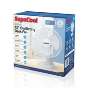 SupaCool Oscillating Desk Fan 12"